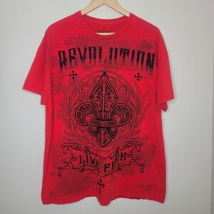 MMA Elite Y2K Vintage Revolution Live Free 3D Felt‎ Size XL